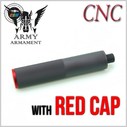 [ARMY] Pistol Silencer / Red Cap