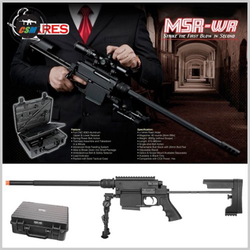 [ARES] MSR-WR Snipergun (풀메탈 볼트액션 스나이퍼건 에어코킹식 저격총)