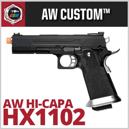 [AW Custom] WE Hi-Capa HX1102 GBB + 사은품패키지 (풀메탈 하이카파 가스권총)