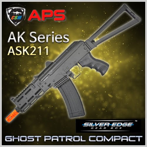 [APS] EBB Ghost Patrol Compact / ASK211 (VER3 실버엣지 블로우백 전동건 서바이벌 AK소총 접철식)