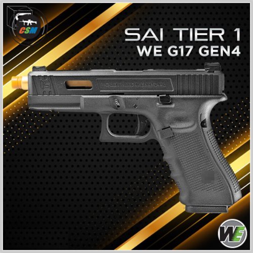 [WE] SAI Tier One G17 Gen4 GBB + 사은품패키지 (글록17 젠4 가스권총 비비탄총)