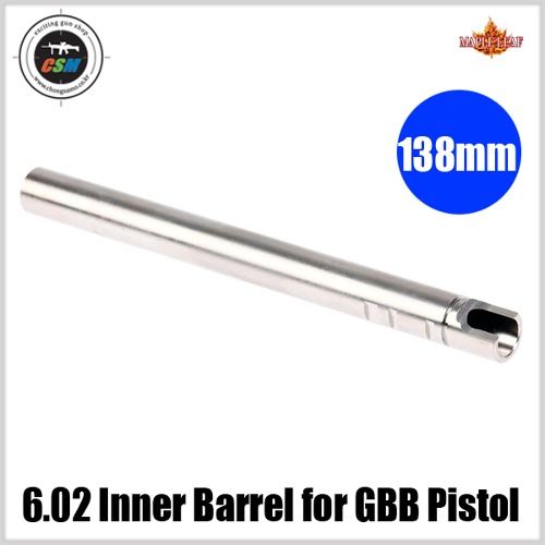 [Maple Leaf] 6.02 Inner Barrel for GBB Pistol - 138mm