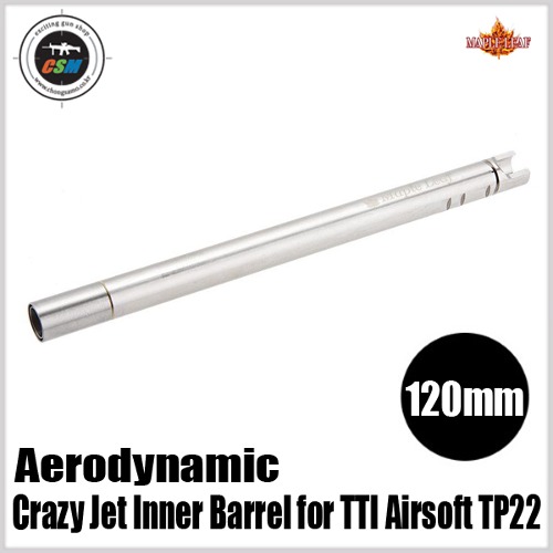 [Maple Leaf] Crazy Jet(크레이지젯) Aerodynamic 6.02 Inner Barrel for TTI AIRSOFT TP22 - 120mm
