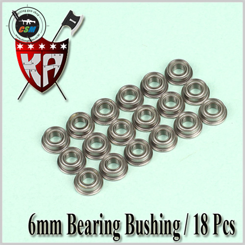 6mm Bearing Bushing (18 Pcs Bulk Pack)