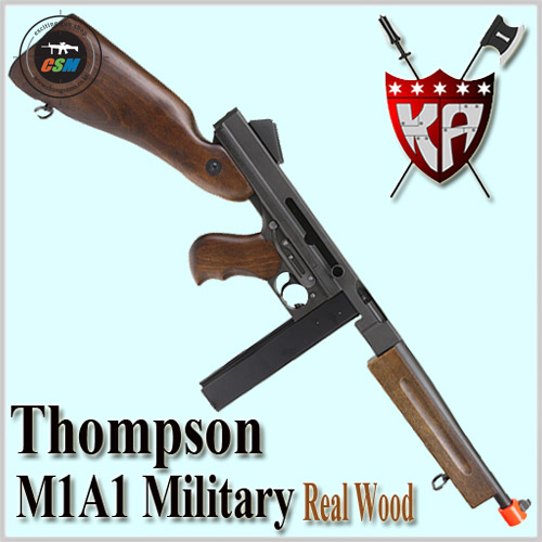 [KING ARMS] Thompson M1A1 Military AEG (킹암스 톰슨밀리터리 전동건 서바이벌 비비탄총)