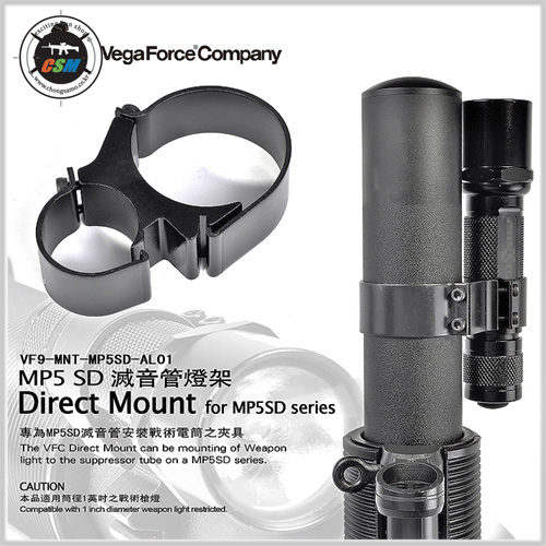 [VFC GBB] Flashlight Mount for MP5 SD Series