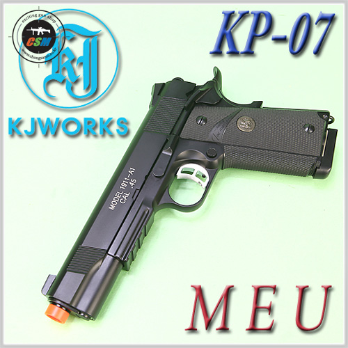 [KJW] KP-07 SPRINGFIELD / MEU GBB + 사은품패키지 (풀메탈 가스블로우백 핸드건 비비탄총)