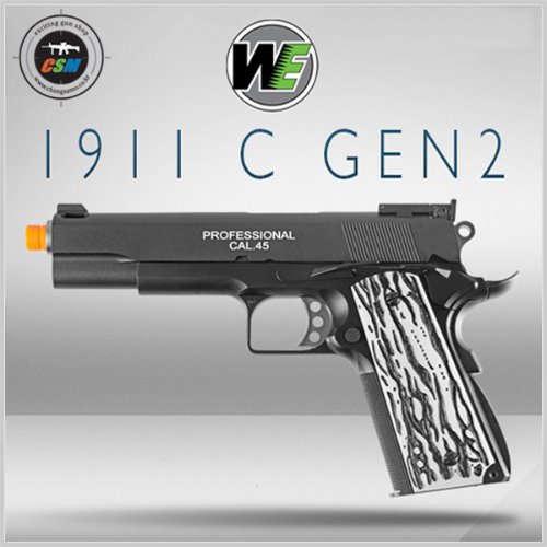 [WE] Colt M1911A1 C GBB / Gen2 + 사은품패키지 (콜트 풀메탈 가스건 젠2)