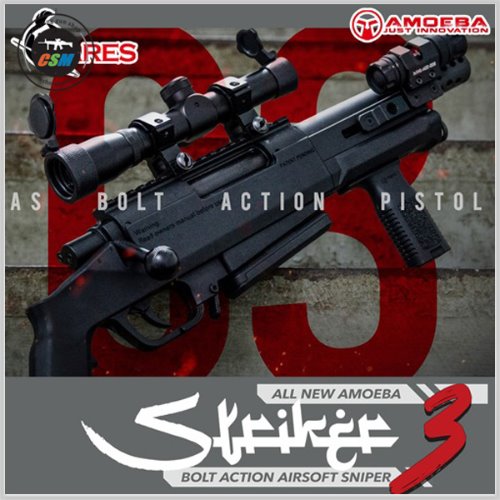 [ARES] Striker - S3 Snipergun (색상선택 / 스트라이커 울트라컴팩트 볼트액션 스나이퍼건 저격총)