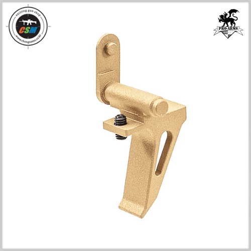 [PRO ARMS] CNC Steel Adjustable XFIVE Trigger for VFC SIG M17/M18/XCARRY (스틸트리거 골드)