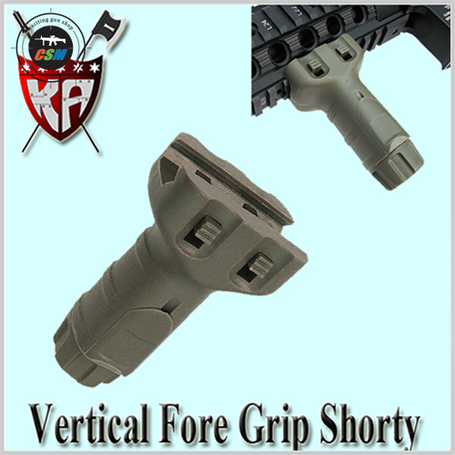 [KING ARMS] Vertical Fore Grip Shorty / TAN