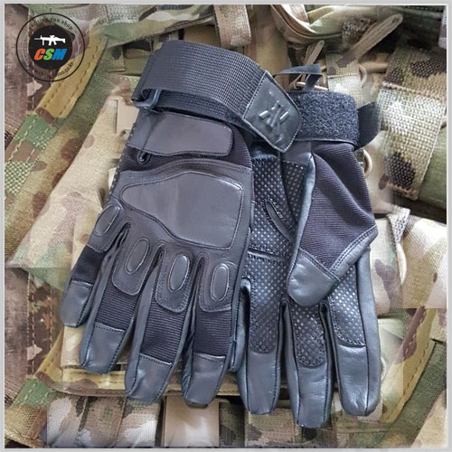 Cow Hide Tactical Glove (BK-L)